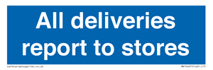 MV14431: All deliveries report to stores