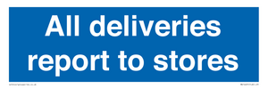 MV14431: All deliveries report to stores