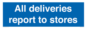 MV14431: All deliveries report to stores