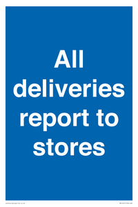 MV14431: All deliveries report to stores