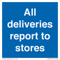 MV14431: All deliveries report to stores