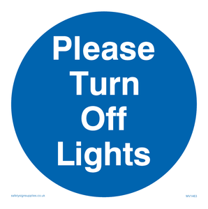 MV1463: Please turn off lights