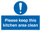 MV14640: Please keep this kitchen area clean