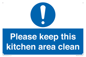 MV14640: Please keep this kitchen area clean