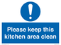 MV14640: Please keep this kitchen area clean