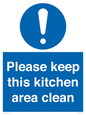 MV14640: Please keep this kitchen area clean