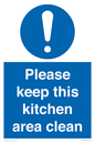 MV14640: Please keep this kitchen area clean
