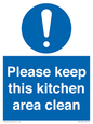 MV14640: Please keep this kitchen area clean