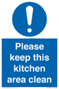 MV14640: Please keep this kitchen area clean