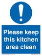 MV14640: Please keep this kitchen area clean