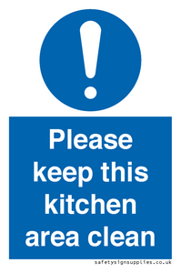 MV14640: Please keep this kitchen area clean