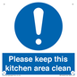 MV14640: Please keep this kitchen area clean