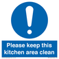MV14640: Please keep this kitchen area clean