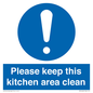 MV14640: Please keep this kitchen area clean