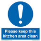 MV14640: Please keep this kitchen area clean