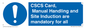 MV14645: CSCS Card Manual Handling and Site Induction are mandatory for all