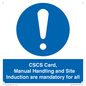 MV14645: CSCS Card Manual Handling and Site Induction are mandatory for all
