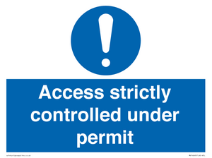 MV14649: Access strictly controlled under permit