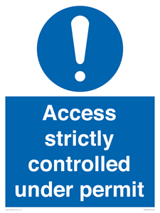 MV14649: Access strictly controlled under permit