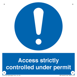 MV14649: Access strictly controlled under permit