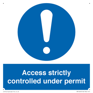 MV14649: Access strictly controlled under permit