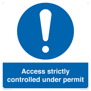 MV14649: Access strictly controlled under permit