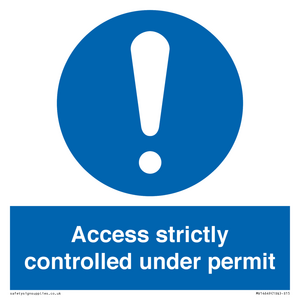 MV14649: Access strictly controlled under permit