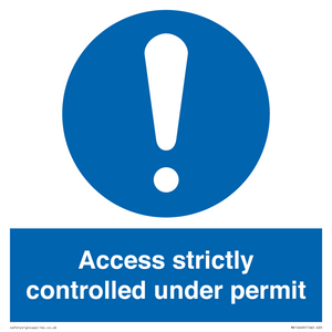 MV14649: Access strictly controlled under permit