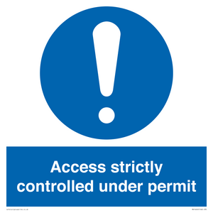 MV14649: Access strictly controlled under permit