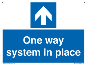 MV14774: One way system in place
