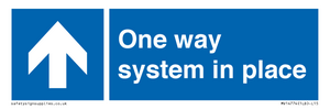 MV14774: One way system in place