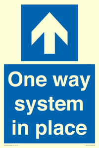 MV14774: One way system in place