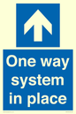 MV14774: One way system in place