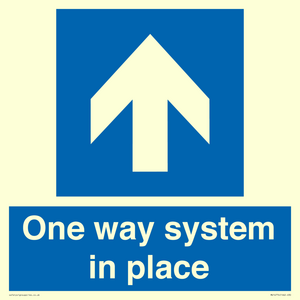 MV14774: One way system in place