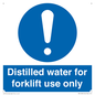 MV14780: Distilled water for forklift use only