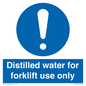 MV14780: Distilled water for forklift use only