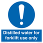 MV14780: Distilled water for forklift use only
