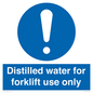 MV14780: Distilled water for forklift use only