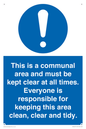 MV14971: This is a communal area and must be kept clear