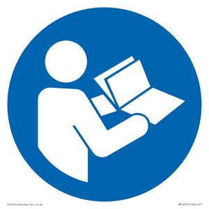 MV14975: M002 : Refer to  instruction manual symbol