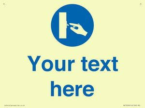 MV15258: Custom Use Switch Sign