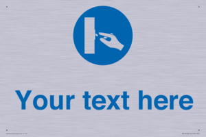 MV15258: Custom Use Switch Sign