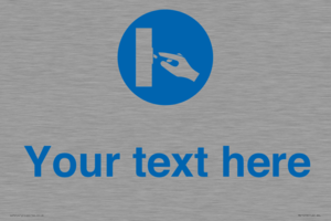 MV15258: Custom Use Switch Sign