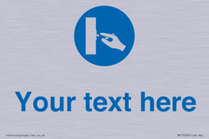 MV15258: Custom Use Switch Sign