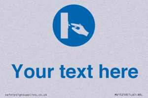 MV15258: Custom Use Switch Sign