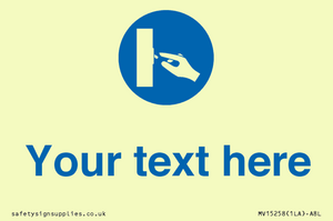 MV15258: Custom Use Switch Sign