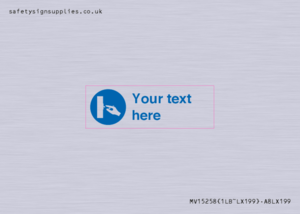 MV15258: Custom Use Switch Sign