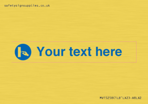 MV15258: Custom Use Switch Sign