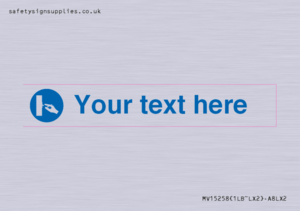 MV15258: Custom Use Switch Sign