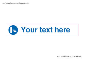 MV15258: Custom Use Switch Sign